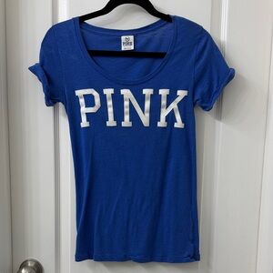 PINK Victoria's Secret Royal Blue Tee